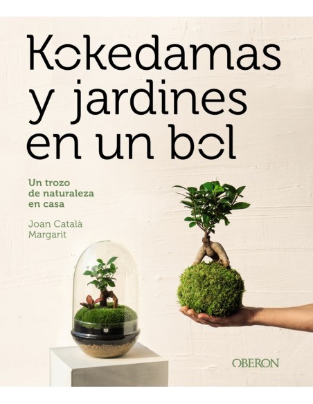 Kokedamas y jardines en un bol