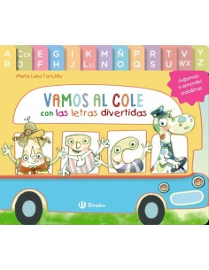 Vamos al cole con las letras divertidas