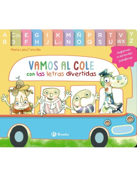 Vamos al cole con las letras divertidas
