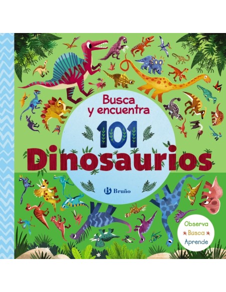 Busca y encuentra 101 dinosaurios