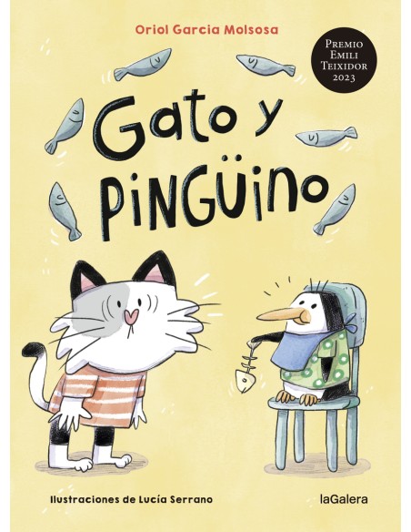 Gato y pinguino