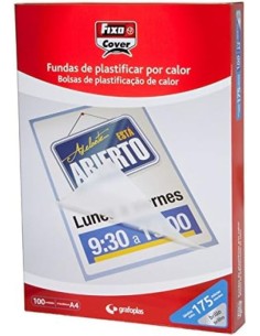 C 100 FUNDAS PLASTIFICAR A5 154X216MM 125 MICRAS BRILLO