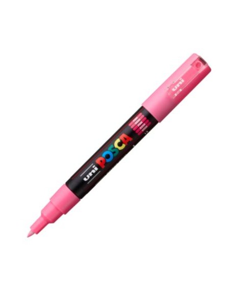 MARCADOR UNI POSCA PC1M COLOR ROSA PUNTA 07MM