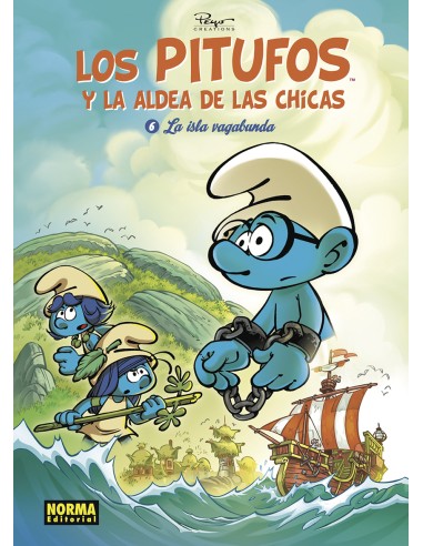 LOS PITUFOS Y LA ALDEA DE LAS CHICAS 6 LA ISLA VAGABUNDA