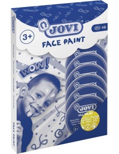 ESTUCHE 6 BOTES DE PINTURA FACIAL 8ML AMARILLO