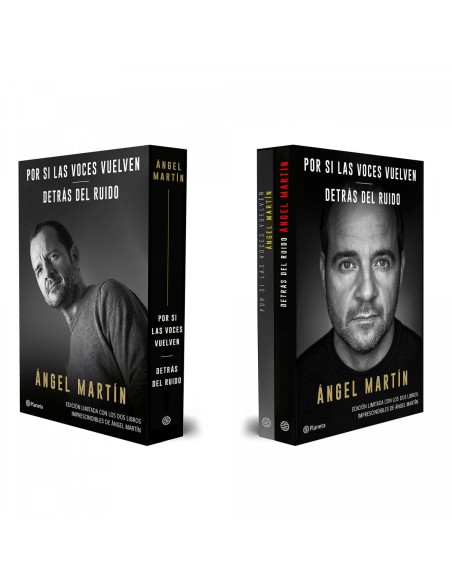 Estuche Angel Martin Por si las voces vuelven Detras del ruido