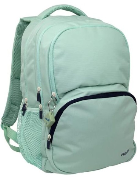 MOCHILA ESCOLAR 4 CREMALLERAS SERIE 1918 VERDE