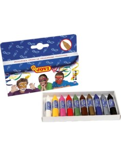 ESTUCHE 10 BARRAS MAQUILLAJE 4G COLORES SURTIDOS