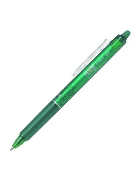 C 12 BOLIGRAFO FRIXION CLICKER BALL 07MM VERDE BORRABLE PILOT