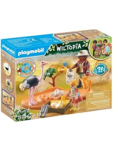 CUIDADORES DE AVESTRUCES PLAYMOBIL WILTOPIA
