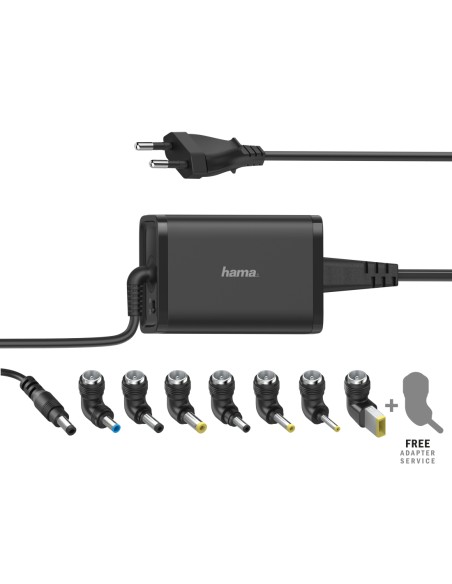 Cargador universal portátil 7 adapt., de 15-19V/65W