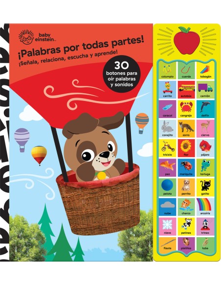 PALABRAS POR TODAS PARTES BABY EINSTEIN 30 BOTONES CON VOZ Y SONIDOS