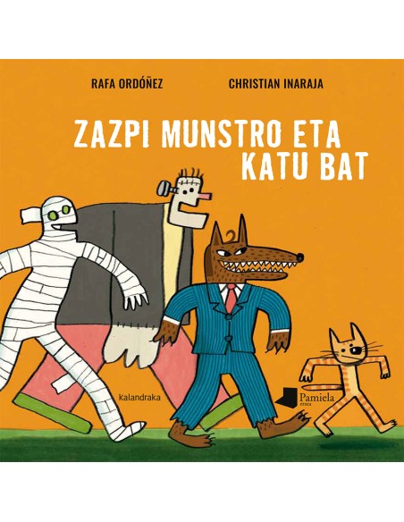 Zazpi munstro eta katu bat