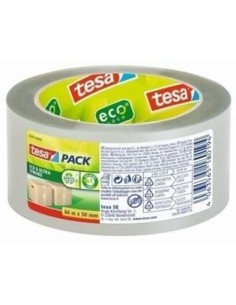 Pack 6 rollos cinta embalaje eco ultrafuerte transparente 66x50mm
