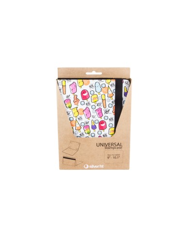 Funda Universal Estampada - 9'' - 10.1'' - Cool Ice Pop Blanco