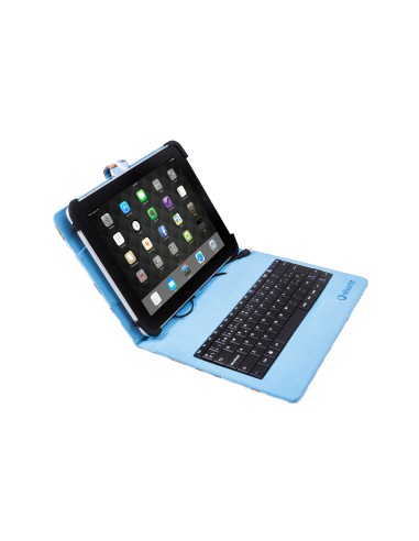 Funda Universal Estampada PIXEL GAMER + teclado MicroUSB (9 - 10,1")