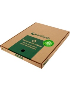 C 100 fundas a4 multitaladro pp piel de naranja 80 micras 90 recicladas