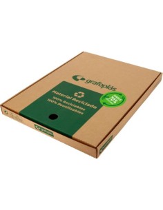 C 100 fundas a4 multitaladro pp cristal 70 micras 70 recicladas