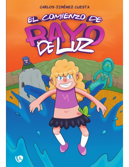 El comienzo de rayo de luz