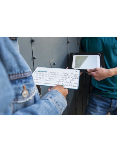 Wireless KB White + Blue Wireless KB White + Blue