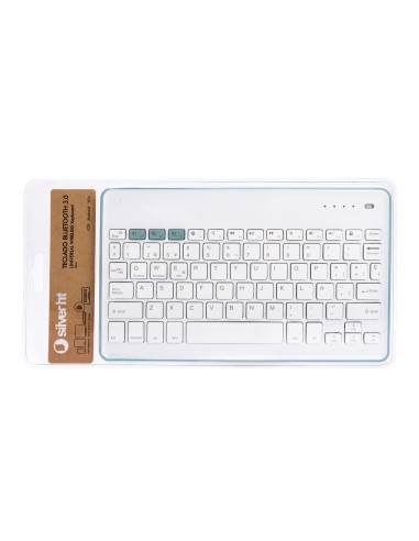 Wireless KB White + Blue