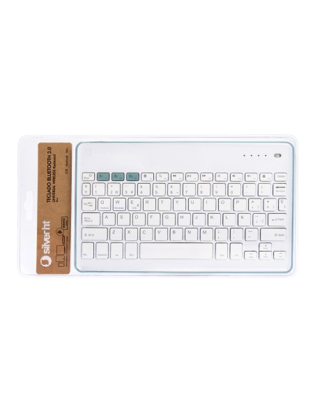 Wireless KB White + Blue Wireless KB White + Blue