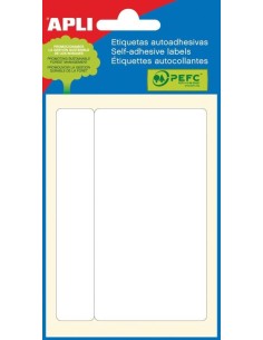 MINI BOLSA ETIQUETAS ADHESIVAS 53X100 APLI CANTOS ROMOS