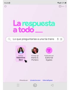 La respuesta a todo lo que preguntarias a una tia trans