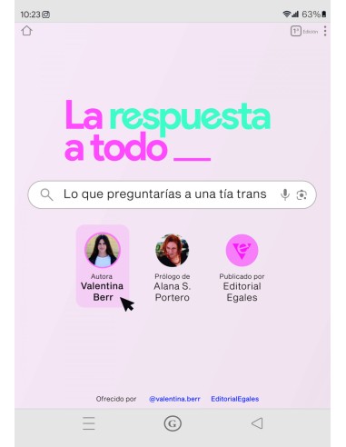 La respuesta a todo lo que preguntarias a una tia trans