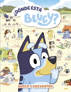 Bluey Libro juguete Donde esta Bluey edicion en espanol