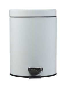 PAPELERA PL. CEP GRIS C/TAPA PEDAL 5