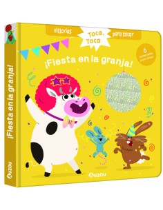 Historias para tocar Fiesta en la granja Libro con texturas para bebes