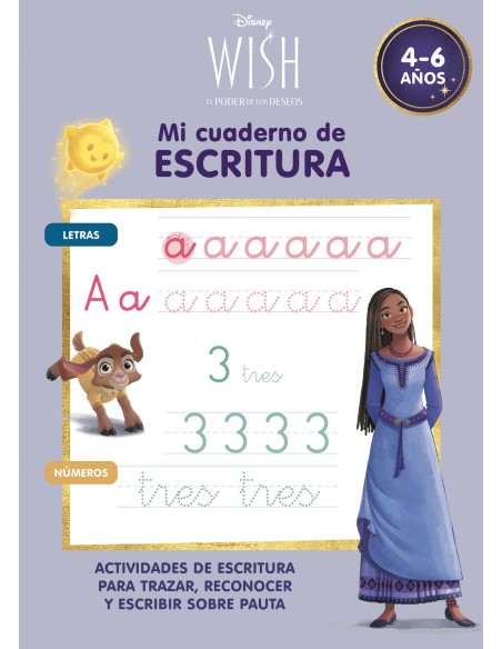Disney WISH Mi cuaderno de escritura