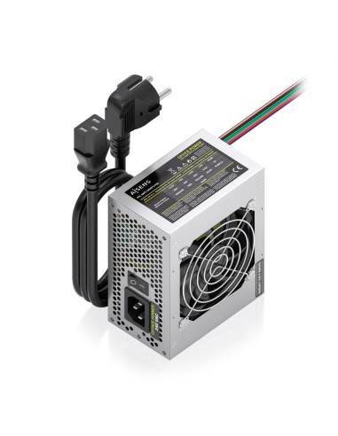 Fuente Alimentacion SFX 500W con Cable de Alimentacion OEM, Plata