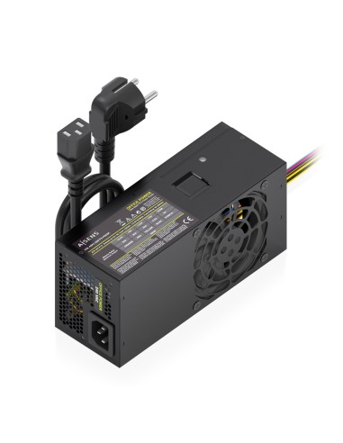 Fuente Alimentacion TFX 500W con Cable de Alimentacion OEM, Negra