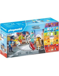MY FIGURES EQUIPO DE RESCATE PLAYMOBIL