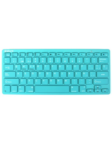 Teclado Wireless Inalámbrico Colors edition Turquesa Teclado Wireless Inalámbrico Colors edition Turquesa