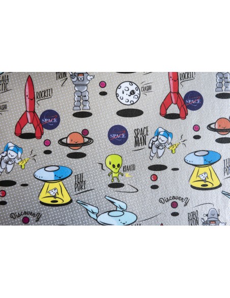 Funda Universal Estampada (9'' - 10,1'') Space Silver metal