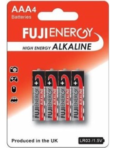 C 20 BLISTER 4 PILAS ALCALINAS FUJIENERGY LR03 AAA
