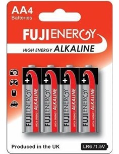 C 20 BLISTER 4 PILAS ALCALINAS FUJIENERGY LR06 AA