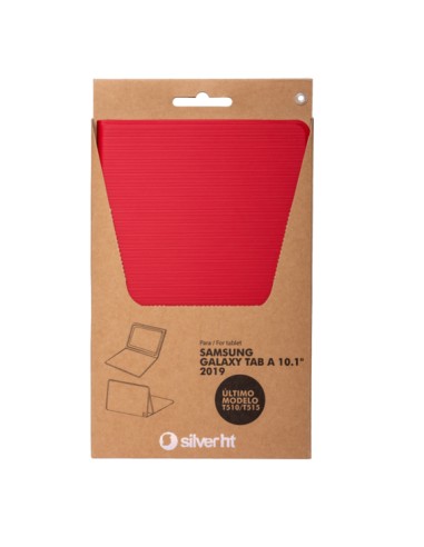 Funda BookCase Wave para Samsung TAB A 2019 10'1 pulgadas (T510/T515) Rojo