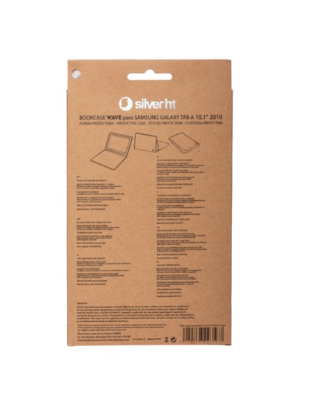 Funda BookCase Wave para Samsung TAB A 2019 10'1 pulgadas (T510/T515) Rojo