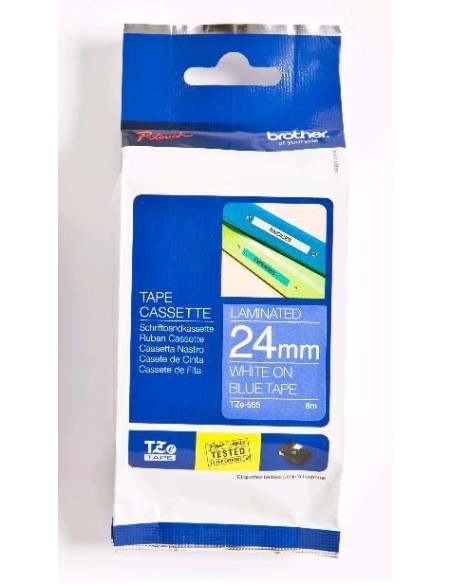 TZe-555 cinta para impresora de etiquetas TZ