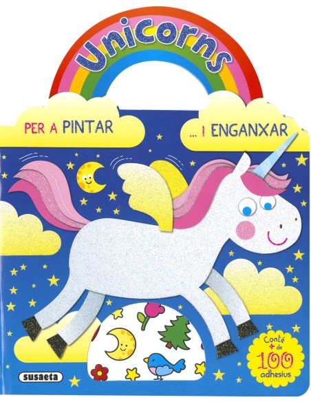 Unicorns per a pintar i enganxar 2