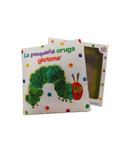 La pequena oruga glotona Libro de tela para abrazar
