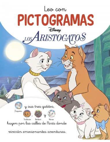 Los Aristogatos Leo con pictogramas Disney Lectoescritura