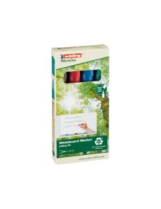 28-E4 marcador permanente Punta fina Negro, Azul, Verde, Rojo 4 pieza(s)