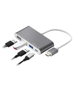Hub Logan USB-C 4 en 1