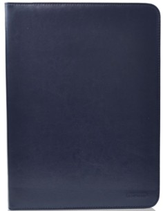 PORTAFOLIO A4 CON CREMALLERA AZUL OSCURO 35X24X3CM