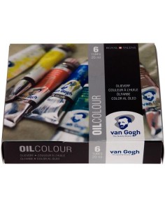TALENS VAN GOGH SET DE INICIACIÓN PINTURA AL ÓLEO DE 6 TUBOS DE 20ML COLORES SURTIDOS